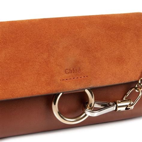 chloe faye wallet on strap